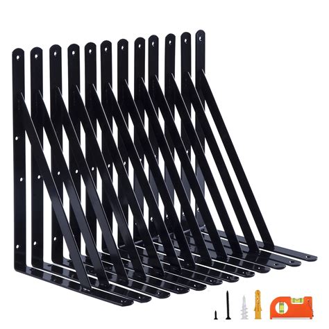 metal shelf brackets at home depot|heavy duty metal shelving brackets.